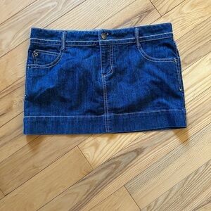 Women’s denim mini skirt
